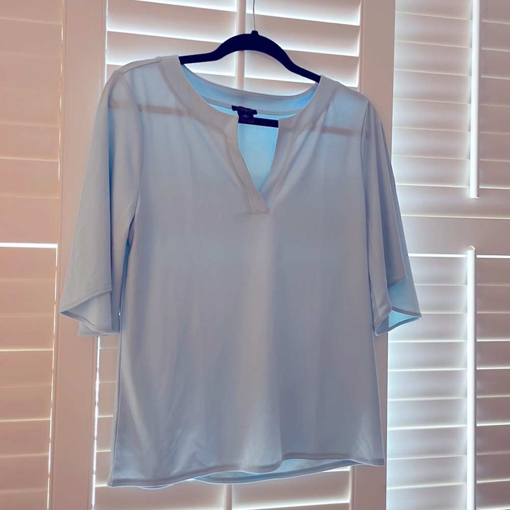 Ann Taylor Factory Flutter Sleeve Top